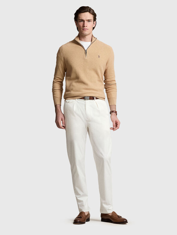 Sweater with zip collar - 2