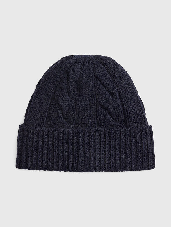 Knitted wool hat with Polo Bear logo - 2