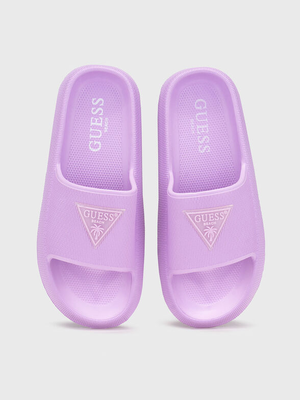 Slippers with triangular logo - 6