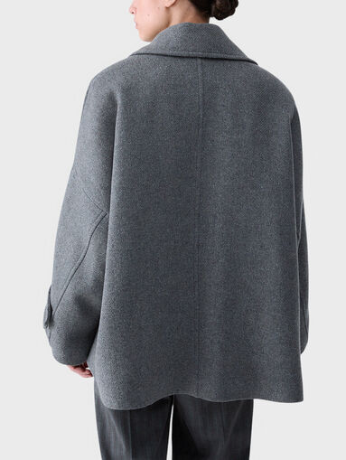 Oversized wool-blend coat - 3