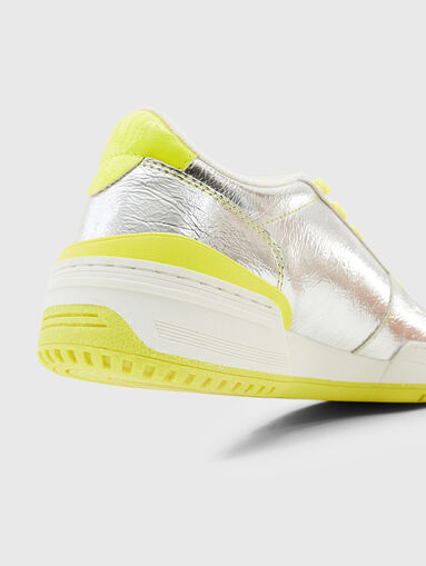 METRO SILVER silver sports shoes - 5