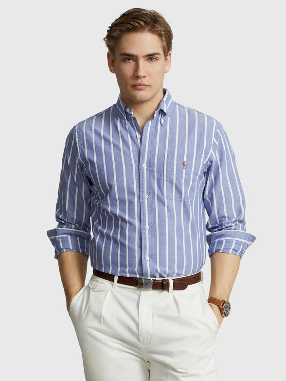 Blue striped shirt  - 1