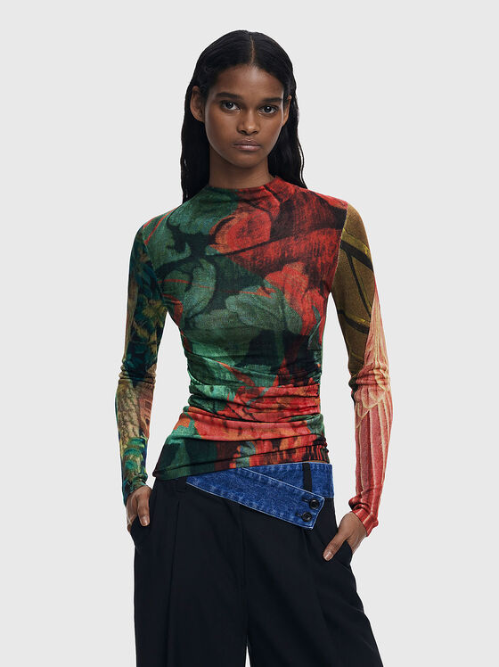 Блуза с флорален принт MR. CHRISTIAN LACROIX - 1