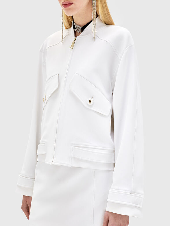 Bomber jacket in pink - 4