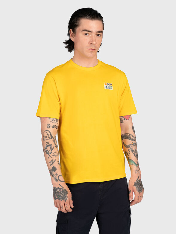VINTAGE SURF blue T-shirt with print on the back - 1