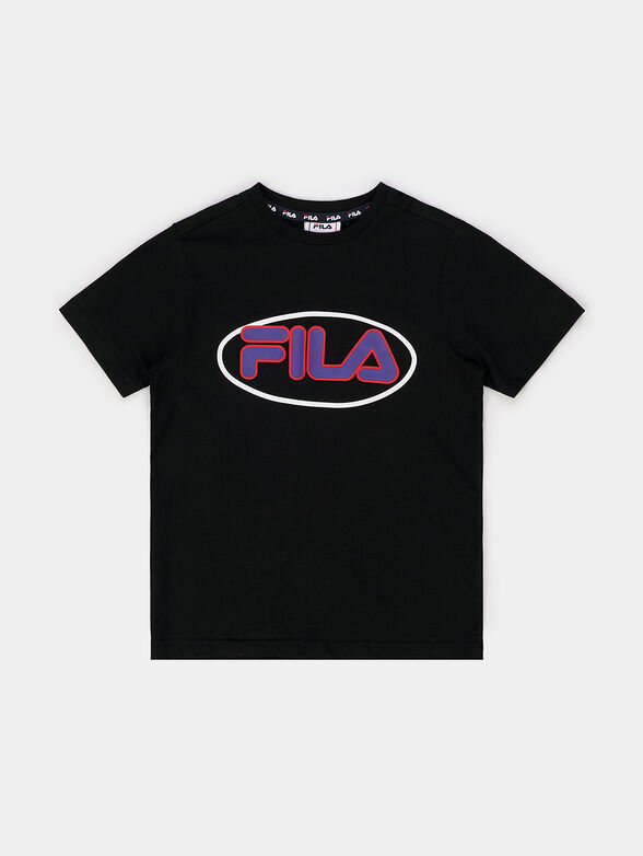 LAMIL Black cotton t-shirt - 1