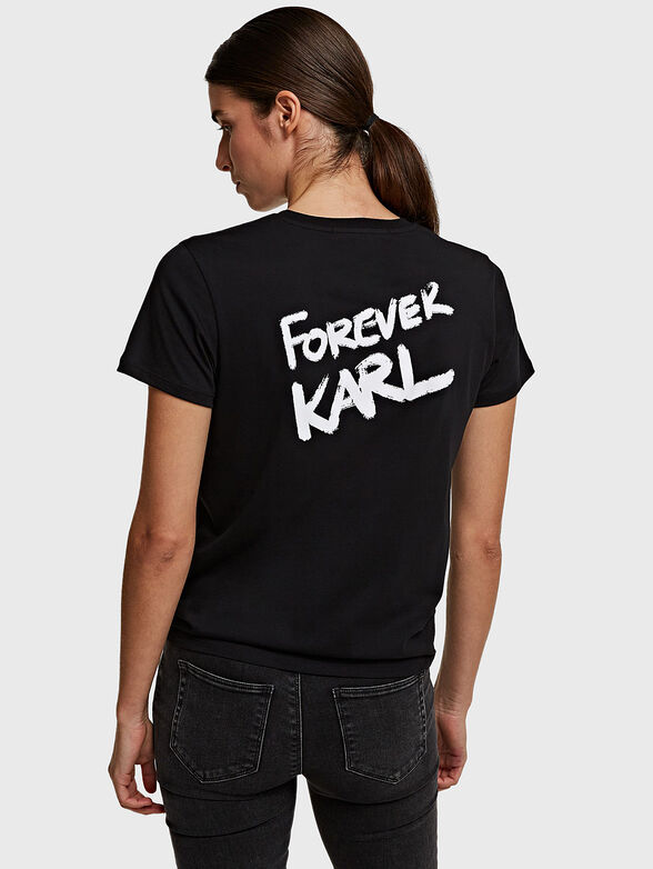 Cotton black tee - 2