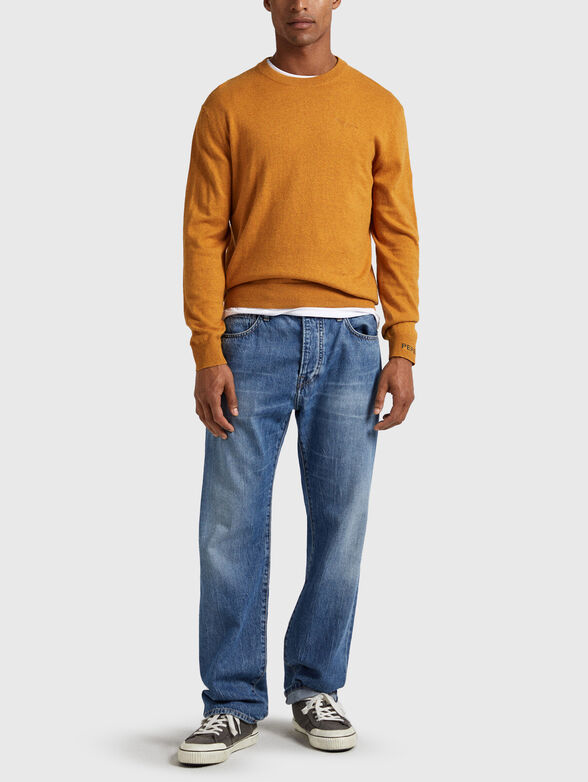 ANDRE black sweater with crew neck - 2