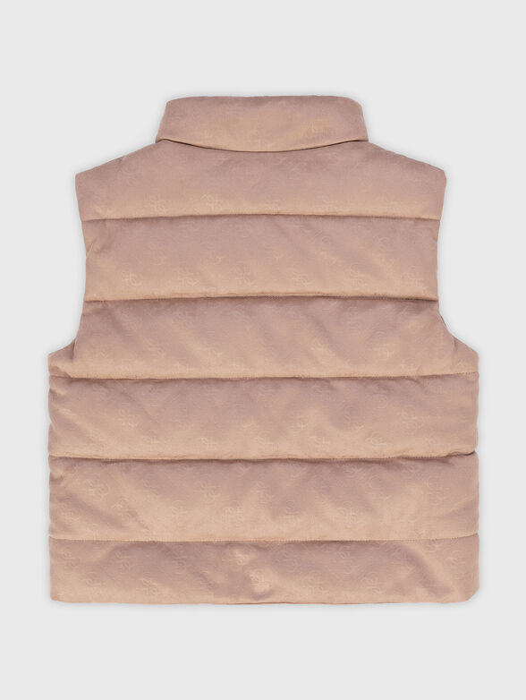 Padded vest with 4G logo accent - 2