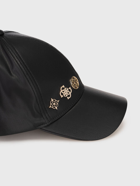 Baseball cap with gold logo accents  - 4