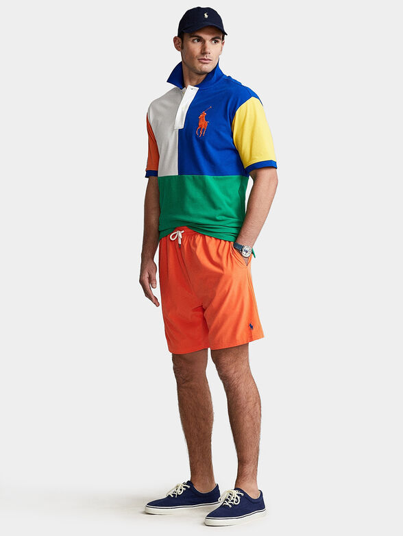 Swim trunks in orange color - 4