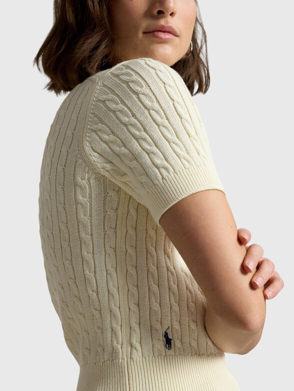 Ribbed sweater - 4