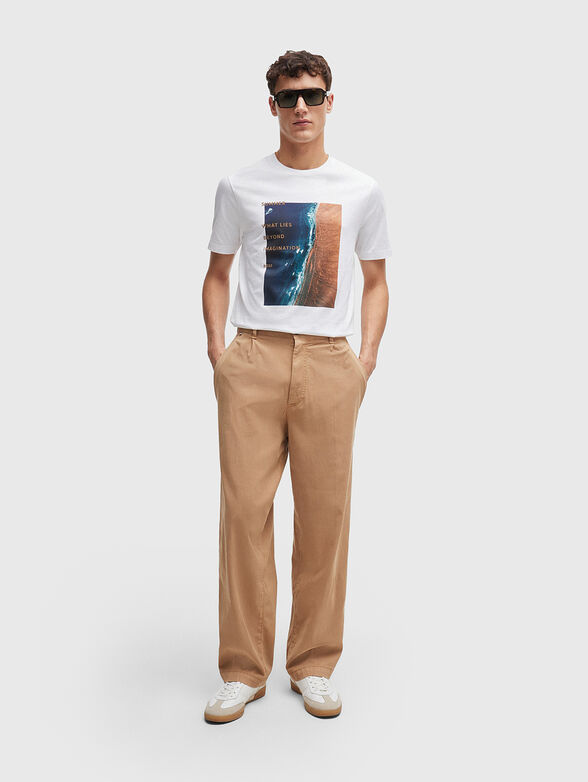 TIBURT cotton black T-shirt with print - 2