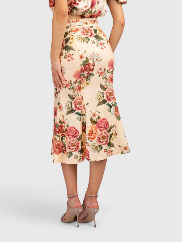 Midi floral skirt - 2