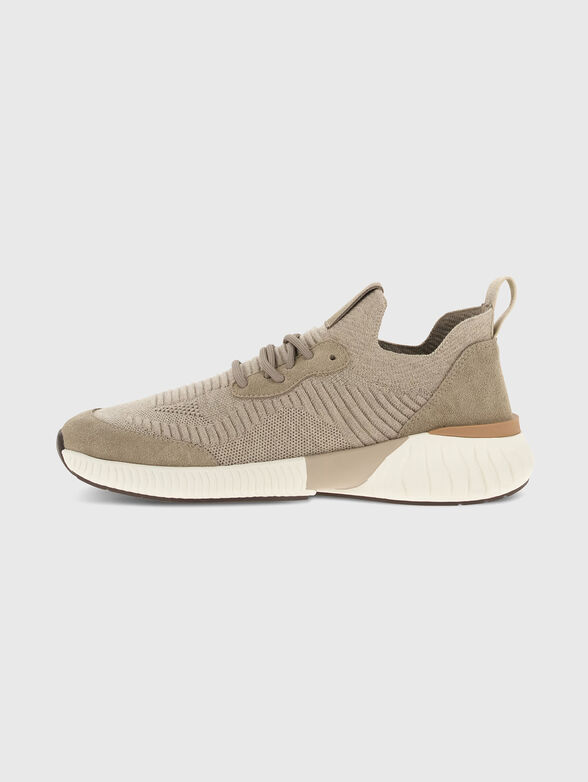 Beige sports shoes - 1