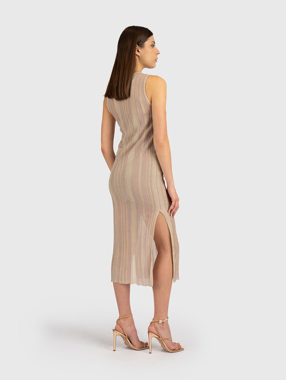 Midi dress with lurex threads - 2