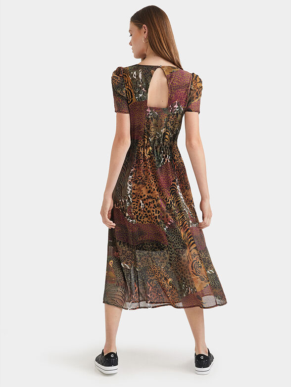 Short sleeve midi-dress - 2
