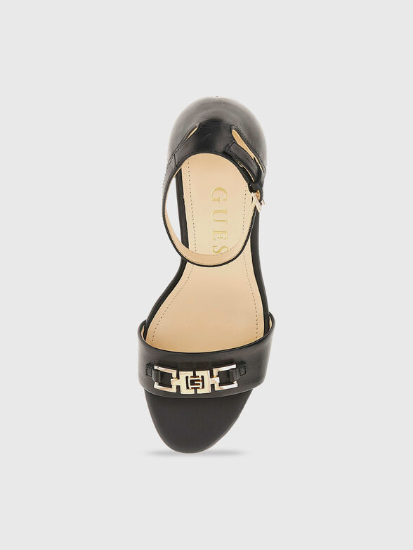 SETTLE sandals on thick heel - 4