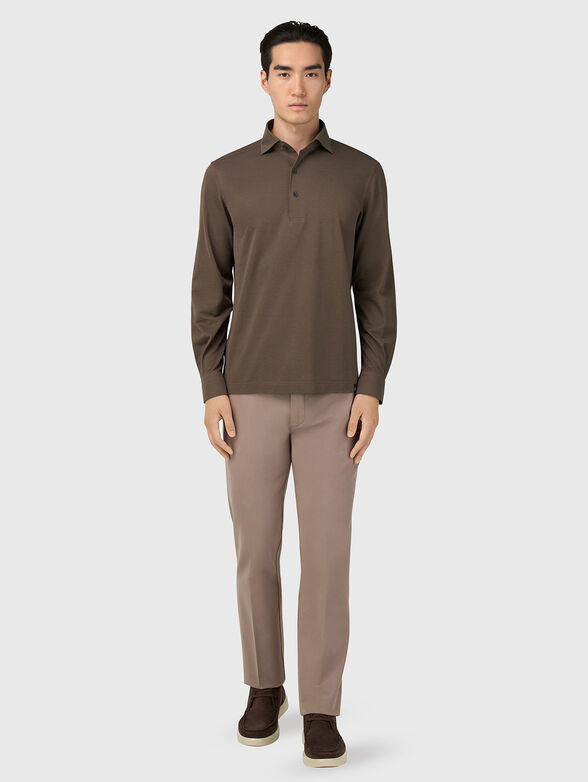 Long sleeved polo shirt - 2