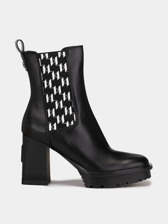 VOYAGE VI ankle boots with monogram print detail - 1