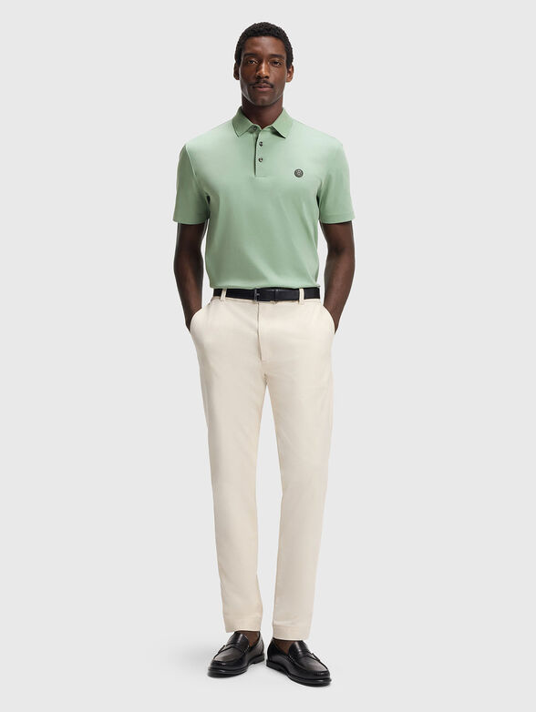 Short sleeved cotton polo shirt - 2