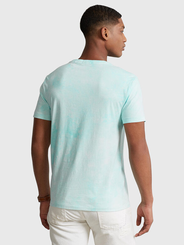 Blue cotton t-shirt with Polo Bear motif - 3