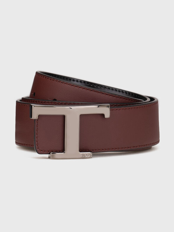 T TIMELESS reversible leather belt - 2