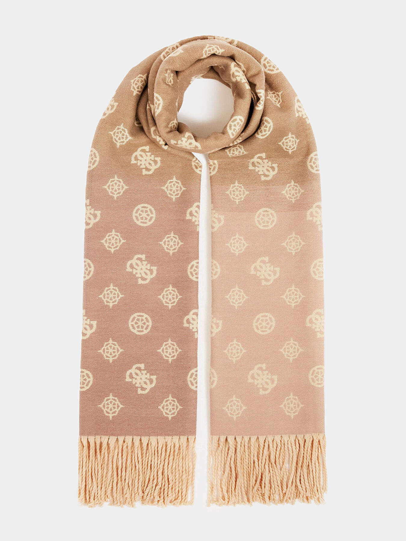 Scarf with logo print brand GUESS Globalbrandsstore en