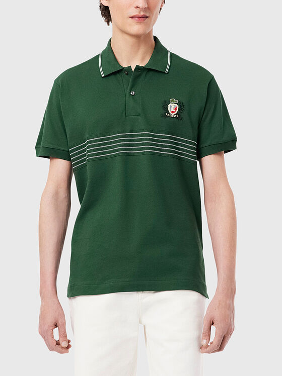 Polo shirt with accent stitching - 1