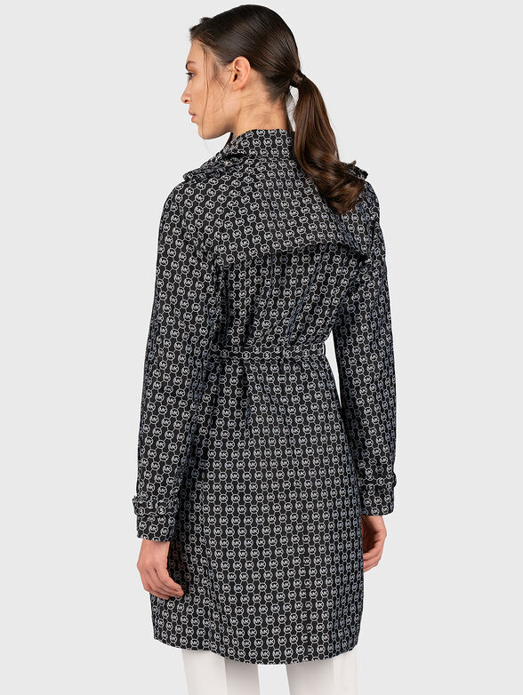 Trench with logo print - 6