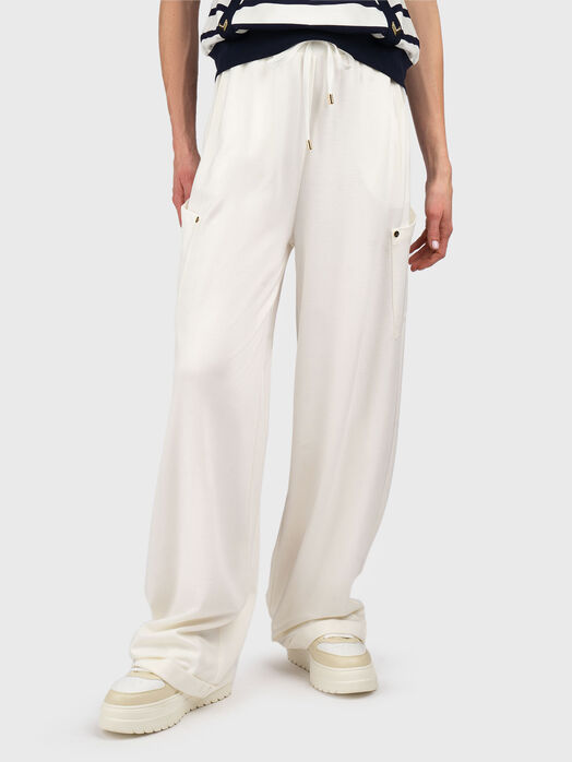 Navy blue sweatpants