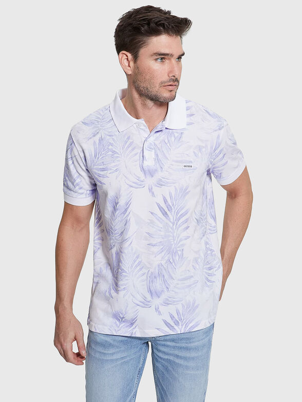 Polo-shirt with colorful print - 1