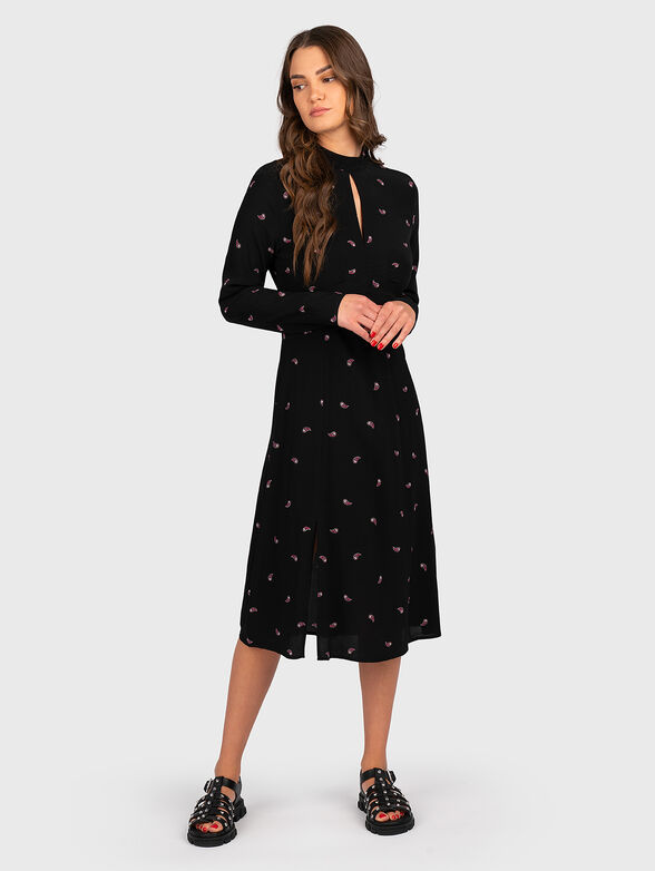 PACHI viscose dress with paisley details - 1