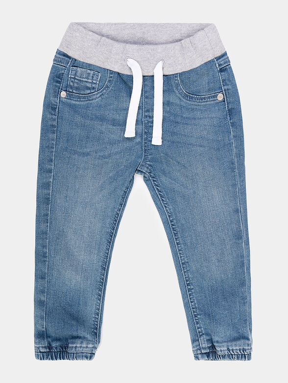 Jeans with elastic waist - 1