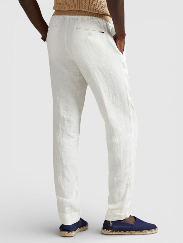 White linen trousers - 2