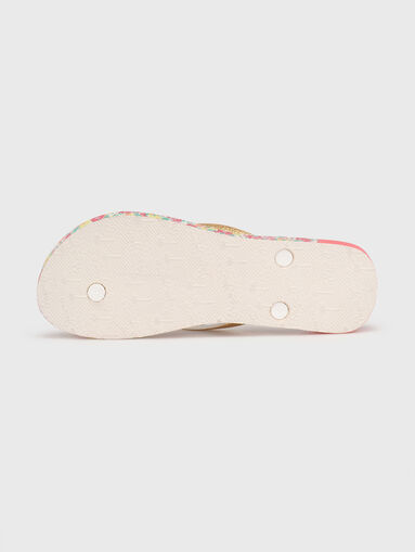 RAKE AURA Flip-flops with floral print - 5