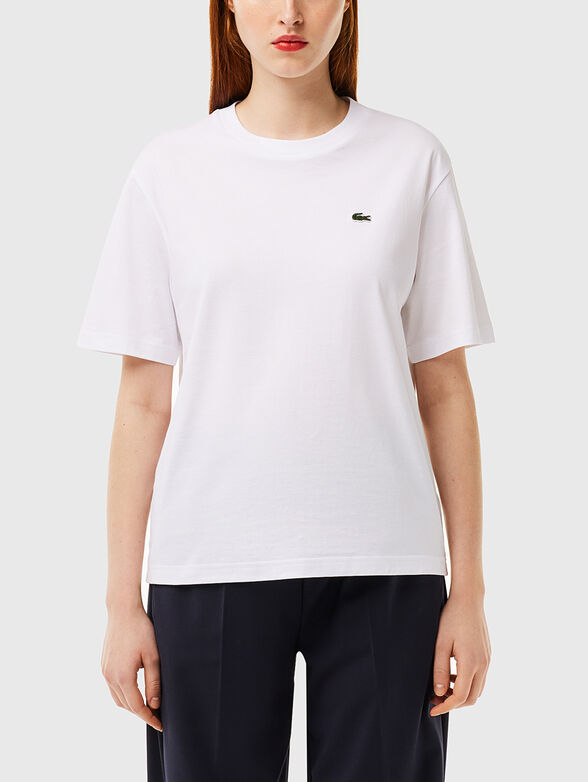 Logo detail  black T-shirt  - 1