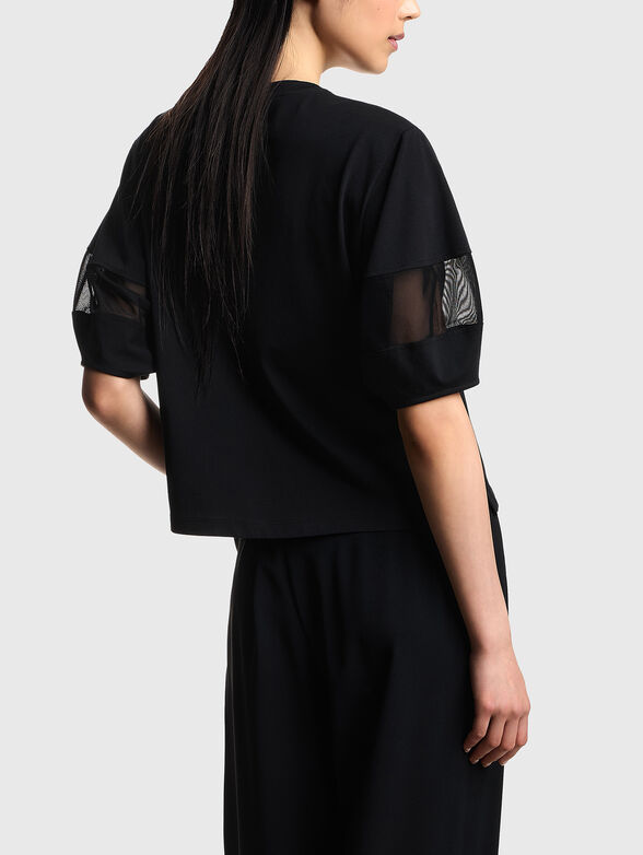 T-shirt with embroidered logo - 3