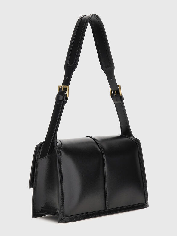 ISA black leather bag - 4