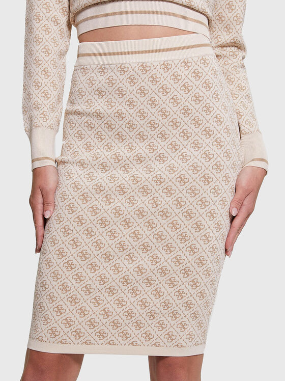 Skirt with 4G monogram print - 1