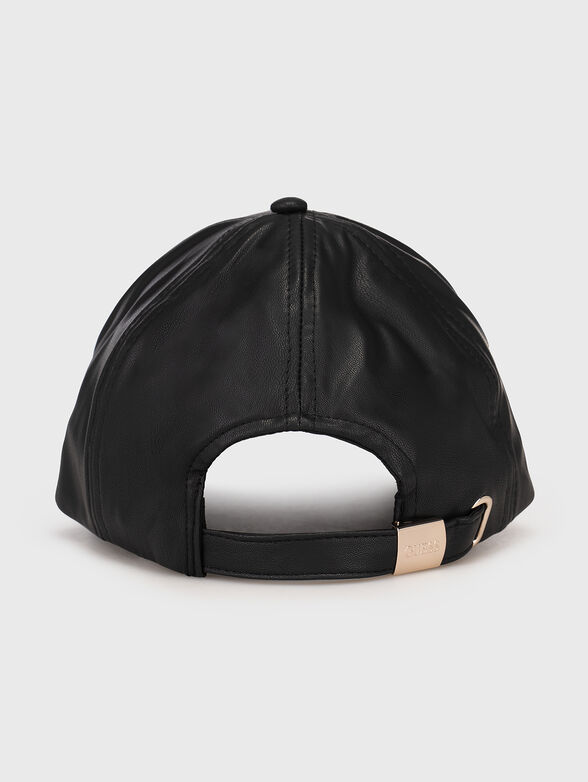 Baseball cap with gold logo accents  - 2