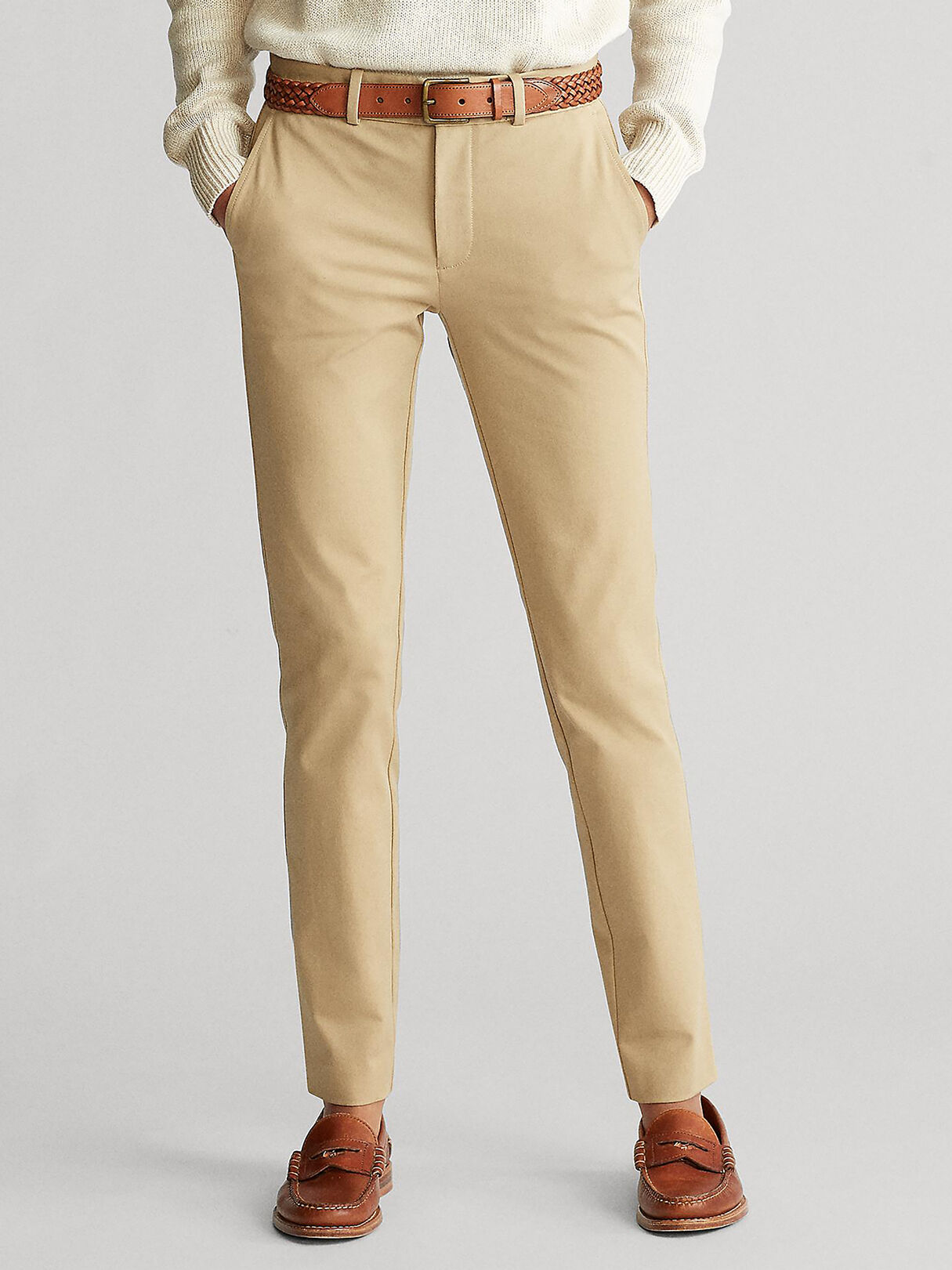 メンズウェア Straight cropped Pant Beige Sandro_SHPPA01288-A434_H_1.jpg