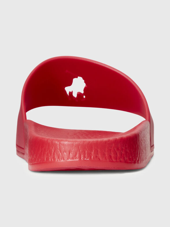 Beach slippers with cut out logo detail - 3