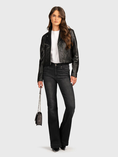 Straight jeans with worn effect - 5