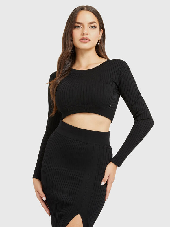 DORIS cropped sweter - 1