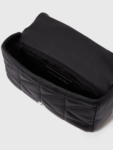 Crossbody bag with golden logo detail - 5