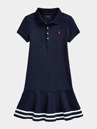 Dress with embroidered logo - 1