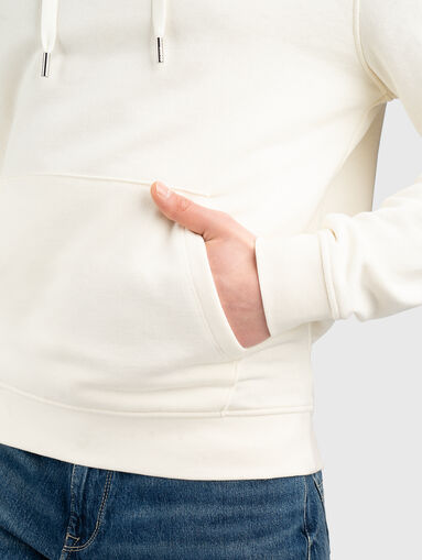 Hooded sweatshirt with logo detail - 4