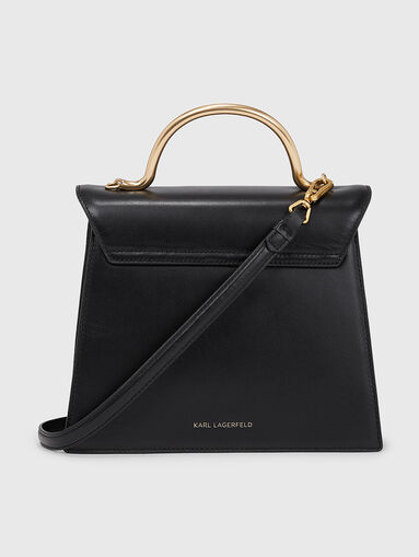 K/ARCHIVE FAN black leather bag - 3