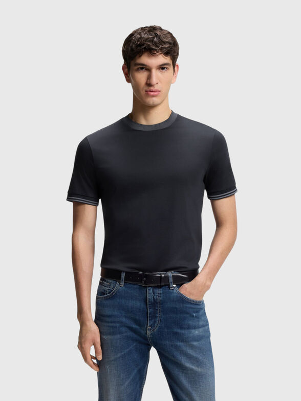 Beige cotton T-shirt - 1